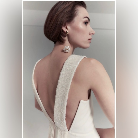 NWT Margo mini sequin bridal dress - Picture 2 of 4